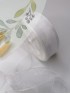 Лента органза 2,5см. (белый), бобина 50ярд