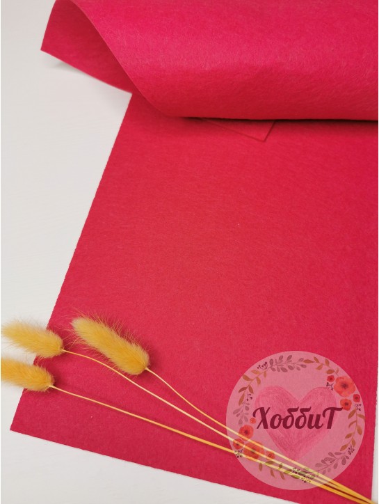 Фетр жесткий 2мм. (коралловый), 20*30см.