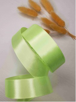 Лента атласная 2,5см. (салатовый) №051