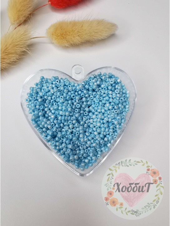Бисер 12/0 (голубой 967), упаковка 10гр.