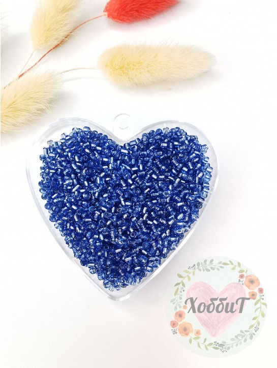 Бисер 12/0 (голубой 26), упаковка 10гр.