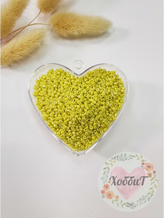 Бисер 12/0 (желтый 122), упаковка 10гр.