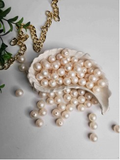 Бусины матовые 8мм (айвори)