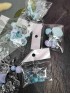 Бусины "МИКС" акриловые для изготовления украшений (голубой), 10грамм