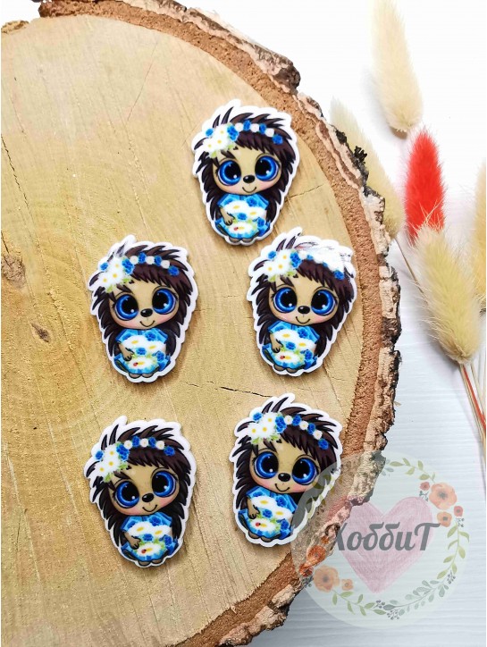 Кабошон-вырубка "Ежик" №2