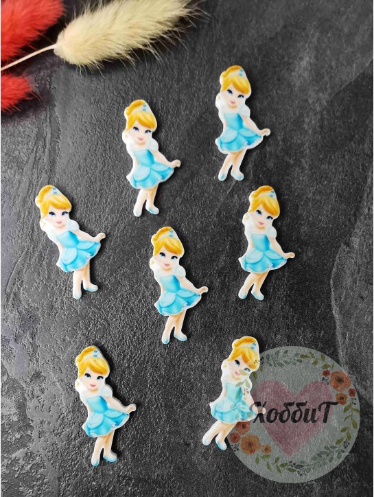 Кабошон-вырубка "Золушка" 4*2см. №31