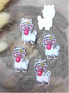 Кабошон-вырубка "Альпака" 2,5*3,5см.