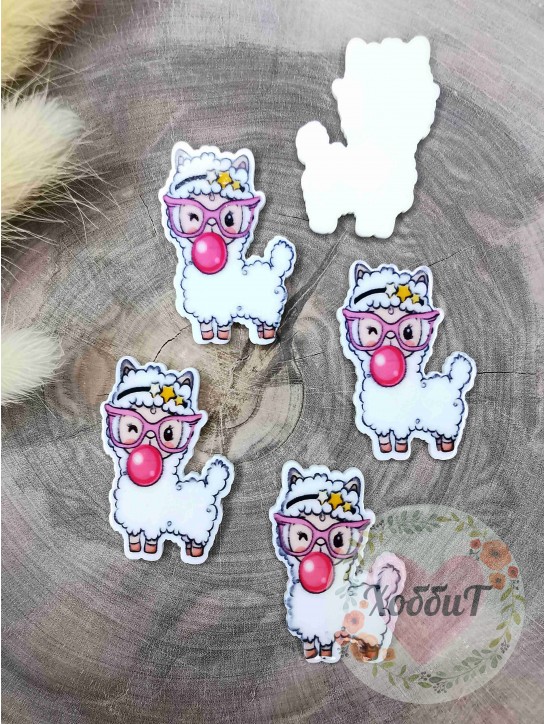 Кабошон-вырубка "Альпака" 2,5*3,5см.