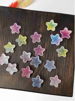 Кабошон "Звездочка мармеладная" 1,7*1,7см (ассорти)
