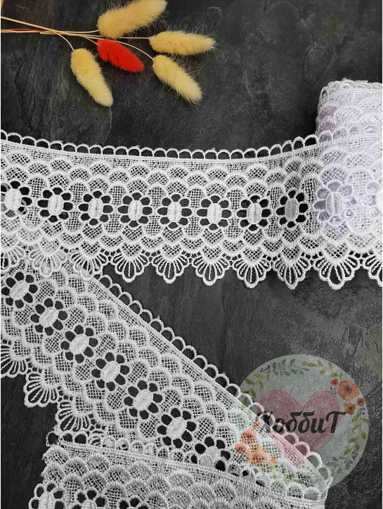 Кружево декоративное 9см (белый)