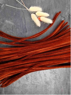 Проволока синельная пушистая, 30см. (коричневый)