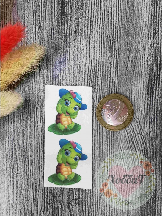 Термонаклейки цветные для бантиков №60, 1 пара