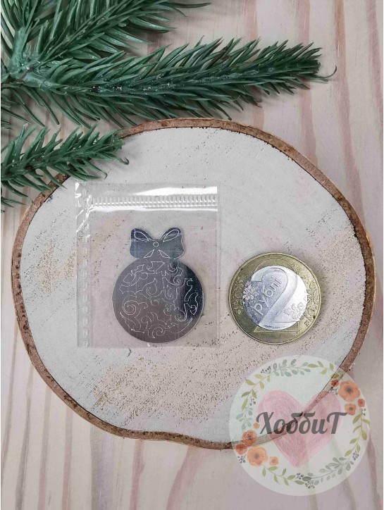 Наклейки из термотрансферной пленки для бантиков №11, 1 пара