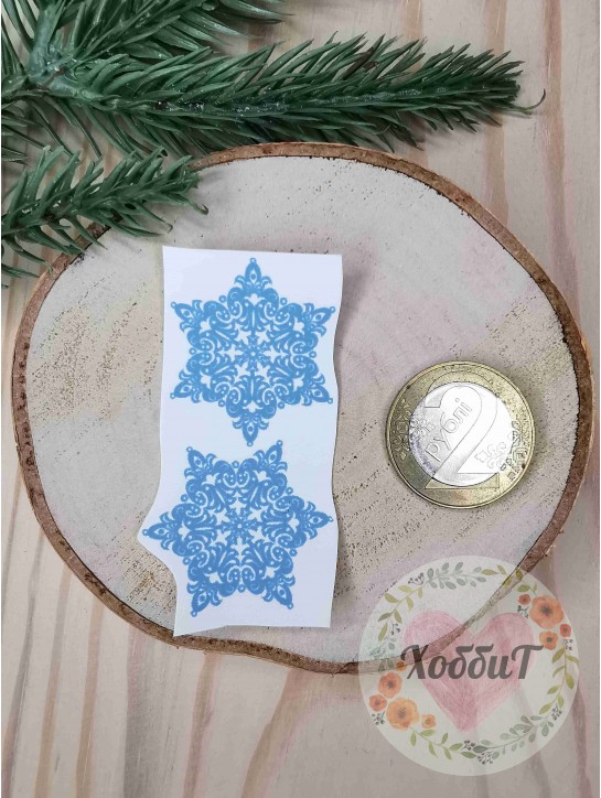 Термонаклейки цветные для бантиков №45, 1 пара