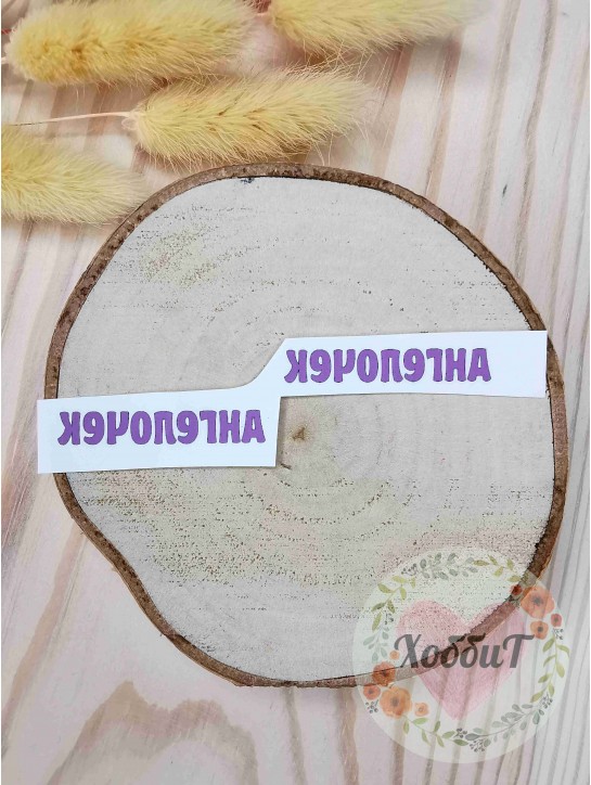 Термонаклейки цветные для бантиков №41 "Ангелочек", 1 пара