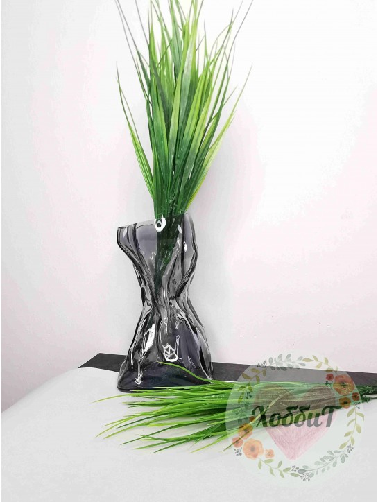 Ветка декоративная "Букет зелени Осока" 35см