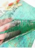 Пленка декоративная 20*30см. (зеленый/голографик)