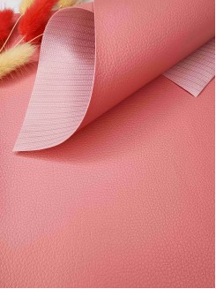 Кожзам матовый "Зернистый" 20*30см (розовый)