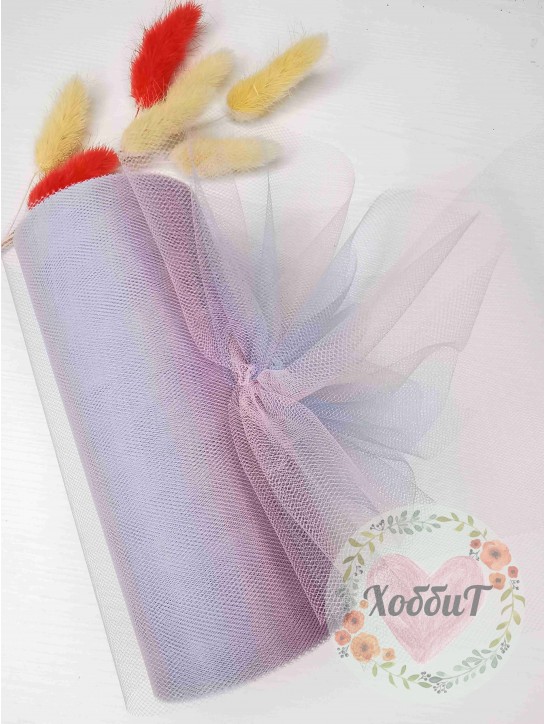 Фатин с переходом цвета 15см (мультиколор) №3