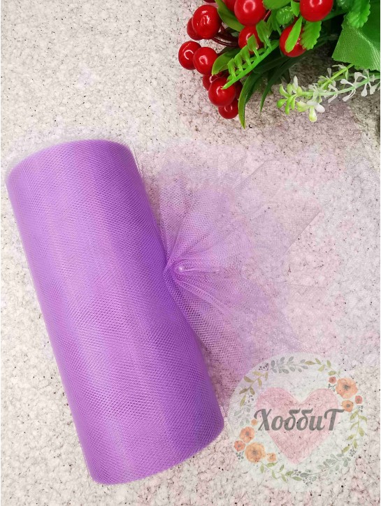 Фатин 15см (сиреневый)